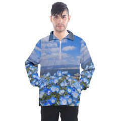 Floral Nature Men s Half Zip Pullover by Sparkle