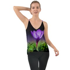 Floral Nature Chiffon Cami by Sparkle