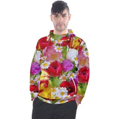Beautiful Floral Men s Pullover Hoodie by Sparkle