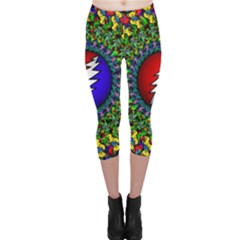 Grateful Dead Capri Leggings  by Sapixe