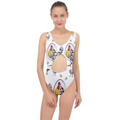 Roseanne Chicken Center Cut Out Swimsuit by EvgeniaEsenina