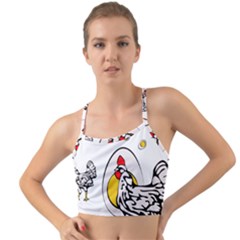 Roseanne Chicken, Retro Chickens Mini Tank Bikini Top