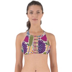 Spring Pattern Perfectly Cut Out Bikini Top by designsbymallika