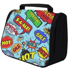 Comic Bubbles Seamless Pattern Full Print Travel Pouch (big) by Amaryn4rt