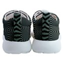 Geometric pattern, army green and black lines, regular theme Athletic Shoes View4
