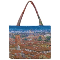 Lucca Historic Center Aerial View Mini Tote Bag by dflcprintsclothing