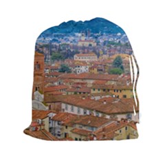 Lucca Historic Center Aerial View Drawstring Pouch (2xl) by dflcprintsclothing