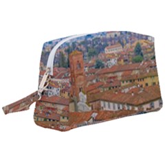 Lucca Historic Center Aerial View Wristlet Pouch Bag (large) by dflcprintsclothing