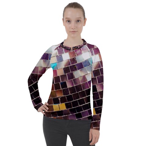 Disco Ball Women s Pique Long Sleeve Tee by essentialimage