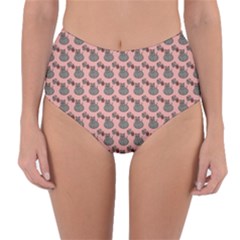 Cats Reversible High-waist Bikini Bottoms by Sparkle