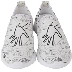 Hands Reference Art Drawing Kids  Slip On Sneakers by Mariart