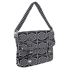 Optical Illusion Buckle Messenger Bag by Sparkle