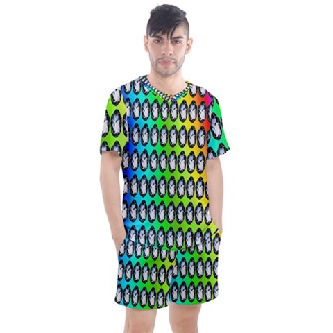 Geometric Balls Men s Mesh Tee And Shorts Set by Sparkle