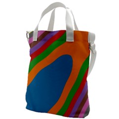 Rainbow Road Canvas Messenger Bag by Sparkle