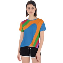 Rainbow Road Open Back Sport Tee by Sparkle
