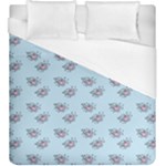 Zodiac Bat Pink Blue Duvet Cover (King Size)