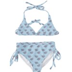 Zodiac Bat Pink Blue Kids  Classic Bikini Set