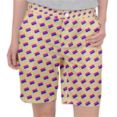 Bisexual Pride Flag Pattern Pocket Shorts by avandelforestdesigns2