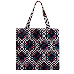 Boho Geometric Grocery Tote Bag