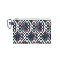 Boho Geometric Canvas Cosmetic Bag (small)