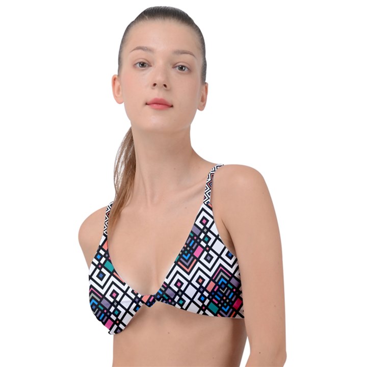 Boho Geometric Knot Up Bikini Top