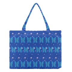 Glitter Butterfly Medium Tote Bag by Sparkle
