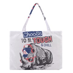 Choose To Be Tough & Chill Medium Tote Bag by Bigfootshirtshop