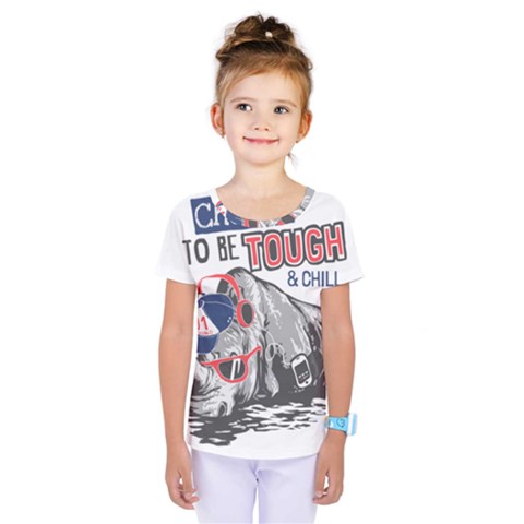 Choose To Be Tough & Chill Kids  One Piece Tee by Bigfootshirtshop