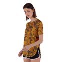 Brown and Orange Camouflage Perpetual Short Sleeve T-Shirt View2