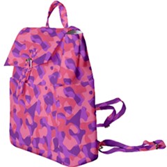 Pink And Purple Camouflage Buckle Everyday Backpack by SpinnyChairDesigns