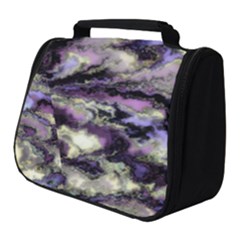 Purple Yellow Marble Full Print Travel Pouch (small) by ibelieveimages