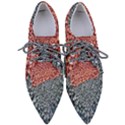 Gravel Print Pattern Texture Pointed Oxford Shoes View1