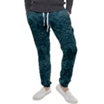 Dark Teal Butterfly Pattern Men s Jogger Sweatpants