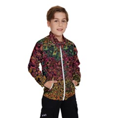 Stylish Fall Colors Camouflage Kids  Windbreaker by SpinnyChairDesigns