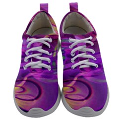 Infinity Painting Purple Mens Athletic Shoes by DinkovaArt