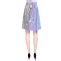 Pastel Marble Paint Swirl Pattern A-Line Skirt View2