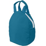 Mosaic Blue Pantone Solid Color Travel Backpacks