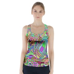 Ugliest Pattern In The World Racer Back Sports Top by SpinnyChairDesigns