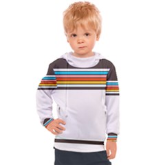 Vintage Stripes Kids  Hooded Pullover by tmsartbazaar