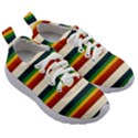 Rainbow Stripes Kids Athletic Shoes View3
