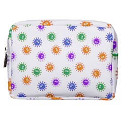 Cartoon Corona Virus Covid 19 Make Up Pouch (medium) by SpinnyChairDesigns