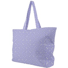 Royal Purple Grey And White Truchet Pattern Simple Shoulder Bag by SpinnyChairDesigns