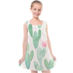 Photography-backdrops-for-baby-pictures-cactus-photo-studio-background-for-birthday-shower-xt-5654 Kids  Cross Back Dress by Sobalvarro