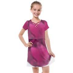 Fun Fuschia Kids  Cross Web Dress by Janetaudreywilson