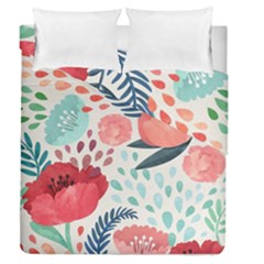 Floral  Duvet Cover Double Side (queen Size) by Sobalvarro