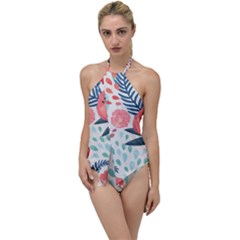 Floral  Go With The Flow One Piece Swimsuit by Sobalvarro