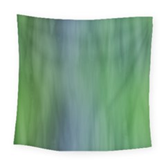 Green Blue Gradient Batik Square Tapestry (large) by SpinnyChairDesigns