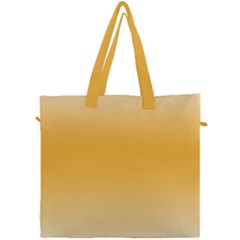 Saffron Yellow And Cream Gradient Ombre Color Canvas Travel Bag