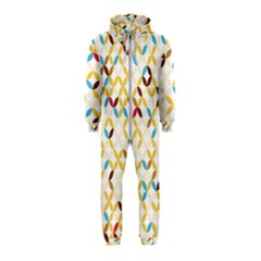 Tekstura-seamless-retro-pattern Hooded Jumpsuit (kids) by Sobalvarro