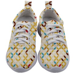 Tekstura-seamless-retro-pattern Kids Athletic Shoes by Sobalvarro